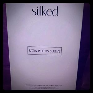 Silked satin pillow